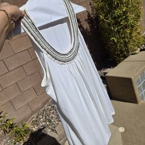 Flowy sequin embroidered top